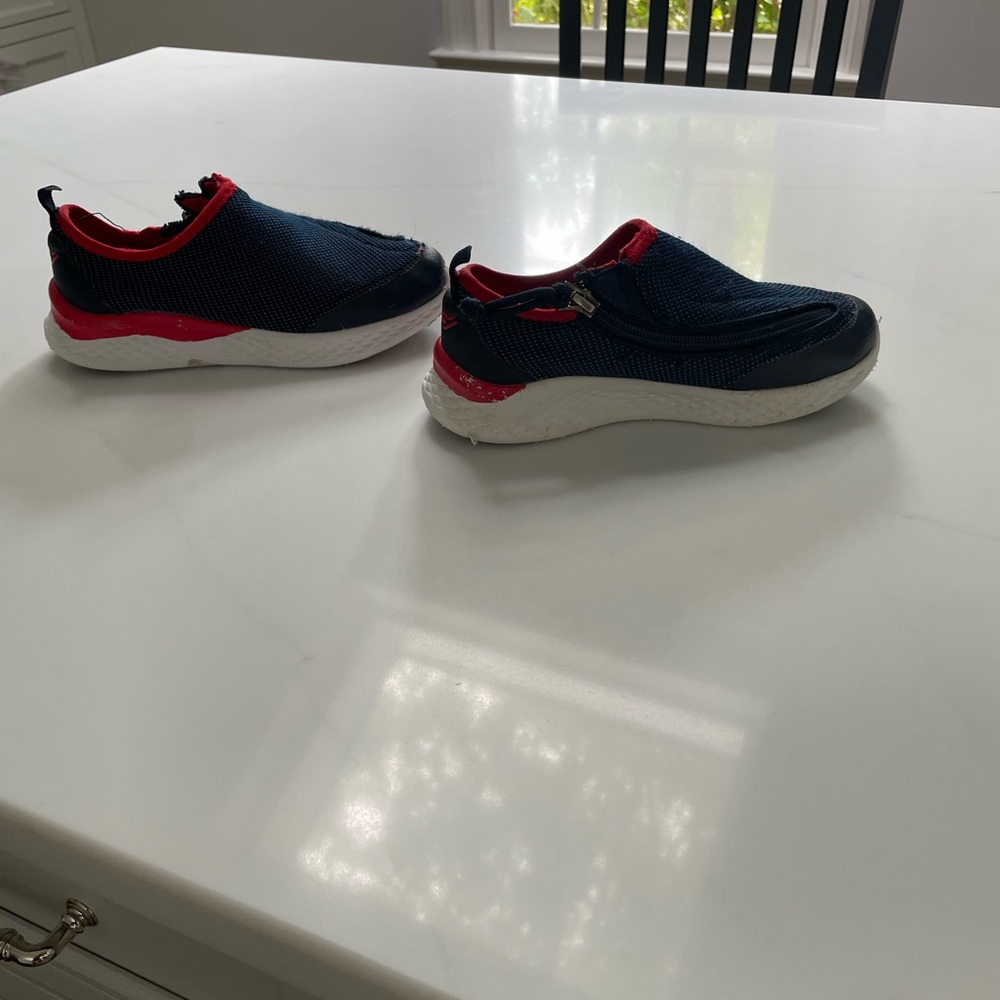 Friendly shoes in good used condition (adaptive footwear)